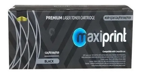 Toner Maxiprint Compatible Con Hp Q2612a Canon Fx104 Fx9