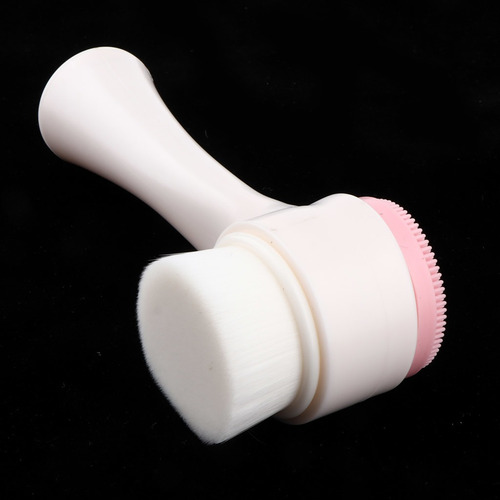 Cepillo De Limpieza Facial De Doble Cara 1 Exfoliador