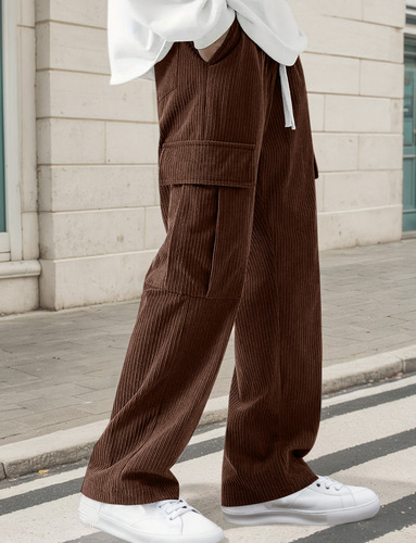 Pantalones Niños Jogger Con Cintura Elástica Con Ajustable
