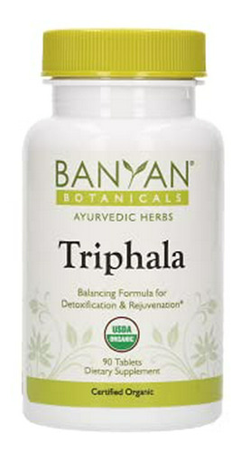 Triphala Orgánico 90 Tabletas - Detox Diario.