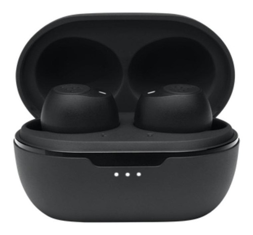 Imagem 1 de 3 de Fone de ouvido in-ear sem fio JBL Tune 115TWS black