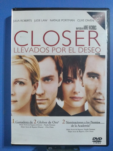 Closer Llevados Por El Deseo ( Julia Roberts ) Dvd Original 