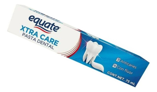 2 Pza Pasta Dental Equate Xtra Care 75 Ml