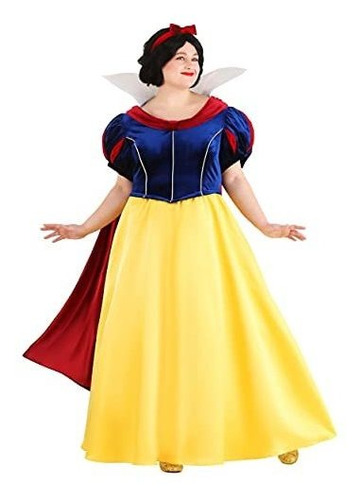 Disfraz Talla Plus 8x Para Mujer De Blancanieves Disney