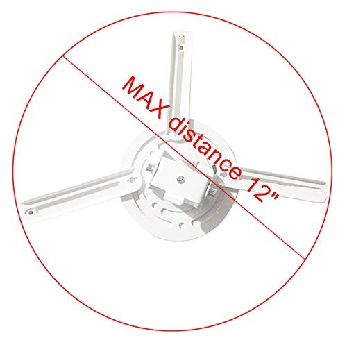 Suptek Blanco Soporte De Montaje Para Techo De Proyector Uni