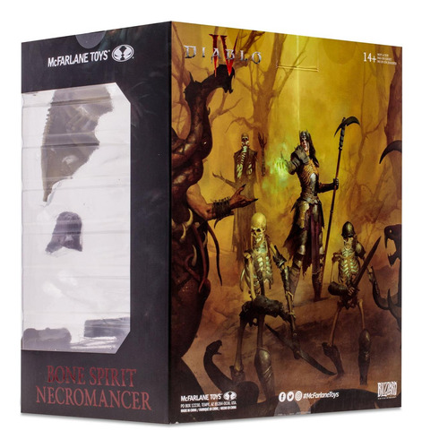 Mcfarlane Estatua: Diablo Iv - Nigromante Bone Spirit Common