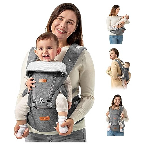 Baby Carrier With Hip Seat Newborn To Toddler , Infant ...