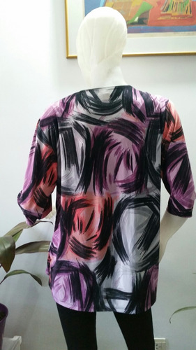 Remera Xl 50/52 Seda Fría Nueva Hermosa