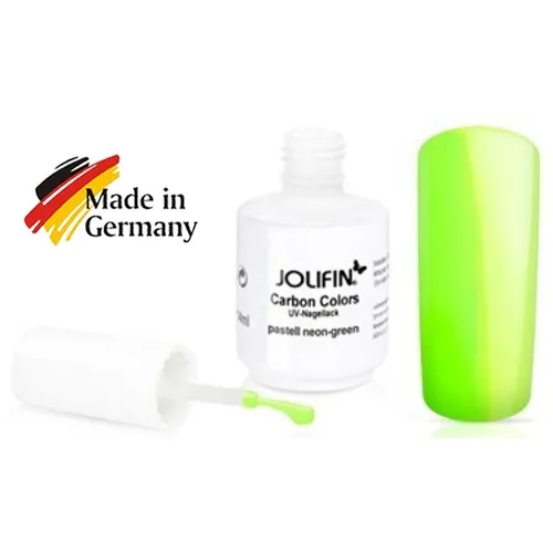 Esmalte Gel Uv Carbon Colour Jolifin Pastel Neon Green 14ml Mercado Livre