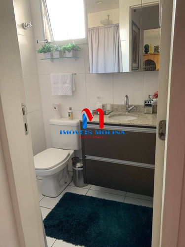 Imagem 13 de 15 de Apto Vl. Guiomar 62m² 2 Dorms 1 Vaga Com Lazer - 4076