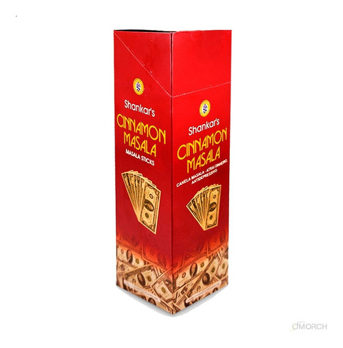 Imagem 4 de 5 de Incenso Shankar Cinnamon Masala Box Com 25 Caixinhas