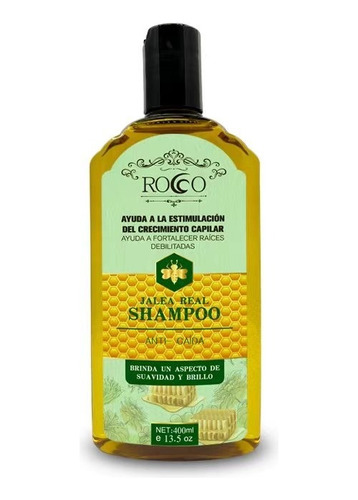 Rocco® Shampoo Jalea Real Miel Anti - Caida 400ml