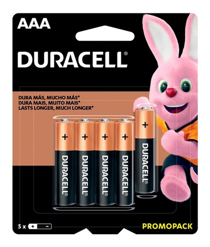 Pila Alcalina Duracell®  Aa 5 Pzs - Surtek Mn1500x5 /v