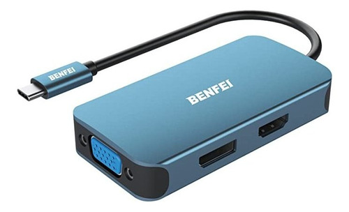 Adaptador Usb C A Hdmi Vga Displayport, Benfei Usb  C A Hdm.