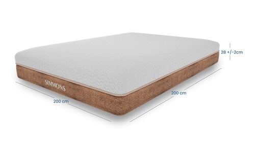Imagen 5 de 5 de Colchón Simmons Madison Roll King Firme 200 X 200 Cm Colcho