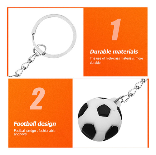 Llavero Con Diseño De Fútbol, 10 Unidades, Llavero Colgante,