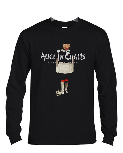 Polera Ml Alice In Chains Check My Brain Rock Abominatron