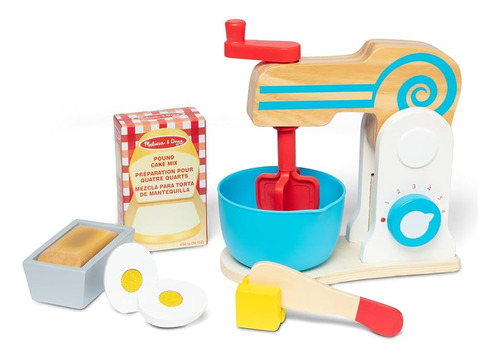Melissa & Doug Batidora Juguete Para Preparar Un Pastel