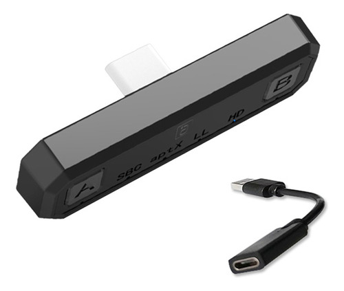 Transmisor De Audio Inalámbrico Typec 5.0 Aptx Hd/ll Usb C T