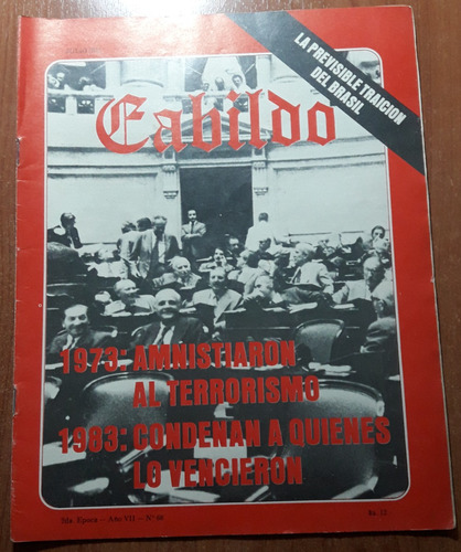 Revista Cabildo N°66  Julio De 1983  Amnistia Terrorismo