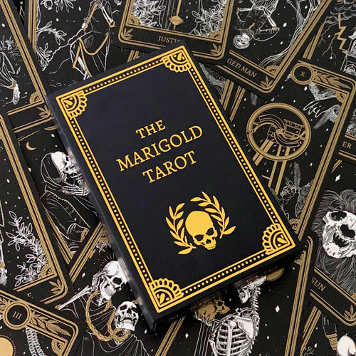 The Marigold Tarot Original Amrir Brar Indie Borde Negro 