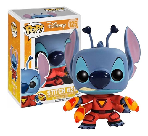 Boneco Funko Pop Stitch 626 Lilo & Stitch 125 Disney 
