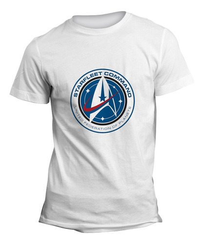 Playera Star Trek Starfleet Command. Adulto Y Niño