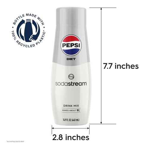 Mezcla De Bebidas Sodastream® Diet Pepsi® (440 Ml, Paquete D