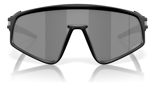 Gafas de sol Oakley Panel Latch Prizm, negro mate, OO9404, marco negro, lente gris, tratamiento espejeado