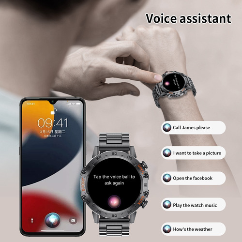 Relojes Deportivos Impermeables Smartwatch Para Hombres Con
