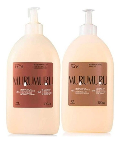 Shampoo + Acondicionador Murumuru Repuesto De Natura