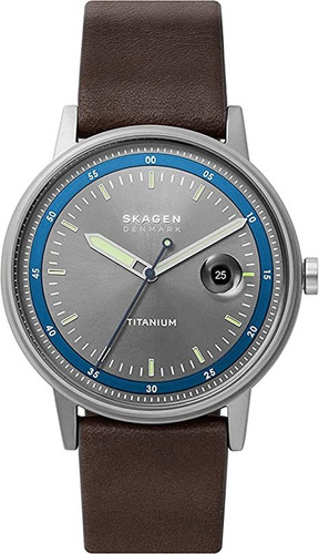 Skagen Henriksen Titanio Con Tres Manecillas Para Hombre