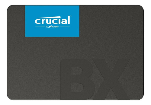 Imagen 1 de 2 de Disco sólido SSD Crucial CT120BX500SSD1 120GB negro