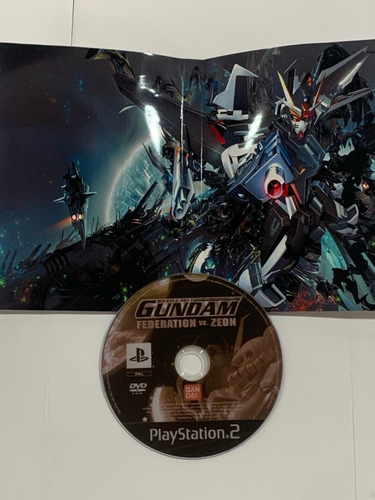 Gundam: Federation Vs Zeon Ps2 Capa E Poster Ps2