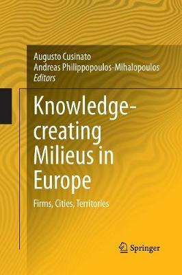 Libro Knowledge-creating Milieus In Europe : Firms, Citie...