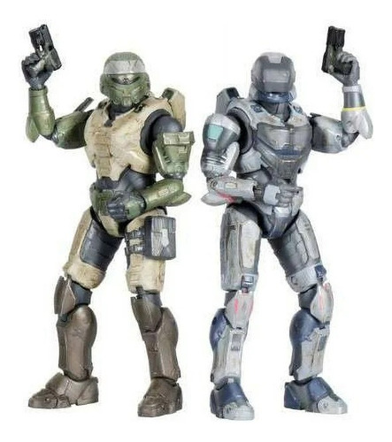 Pack Figuras Spartan Mk Vii Gungnir Halo Collection Jazwares