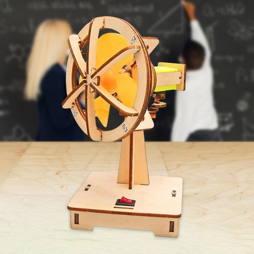 Diy Ventilador Pequeño De Madera Niños Ciencia Experimento