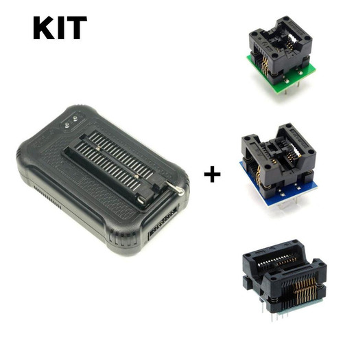 Kit Programador T48 Pro Bios Compatible Con Tl866 + Socket