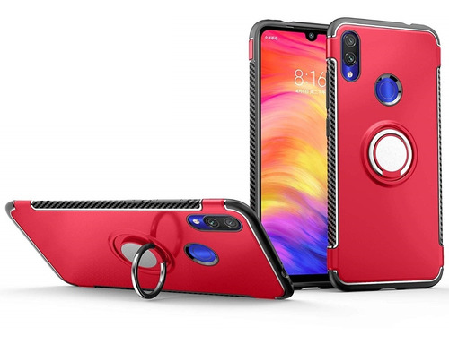 Funda Reforzada Anillo V1 Compatible Con Xiaomi Redmi 7