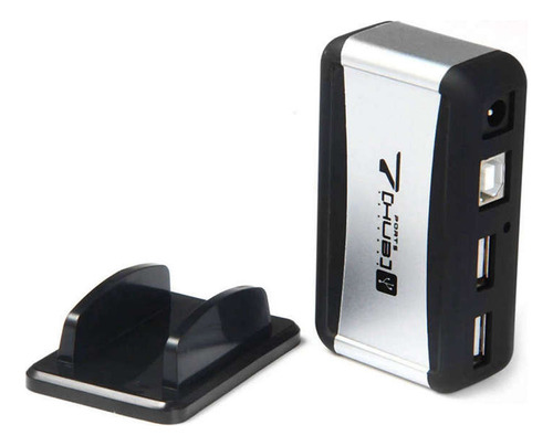 Hub Externo Eu Plug 7 Usb 2.0 Con Fuente De Alimentación Mul