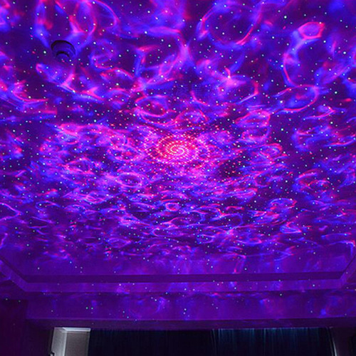 Proyector De Led Luz De Noche Estrellada Láser Negro