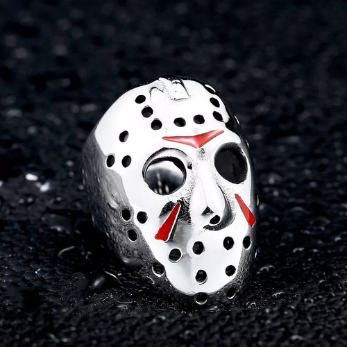 T Friday The 13th - Anillo Mascara Jason Voorhees Viernes 13