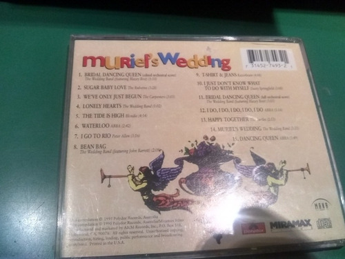 Muriel`s Wedding Soundtrack (Usado)