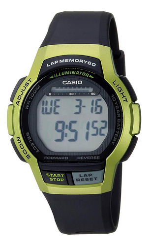 Reloj Casio Ws1000h-3av Para Hombre Digital De Cuarzo 100m