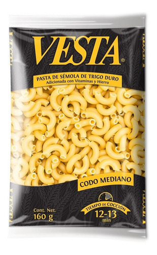 Sopa De Codo Vesta Mediano 160 Gr