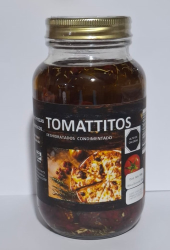 Tomattitos 850g En Aceite De Oliva Extra Virgen Con Especias