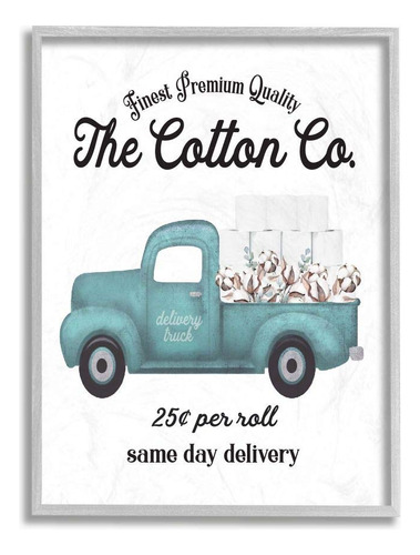 Papel Higiénico Cotton Co Delivery Truck Baño Palabra...