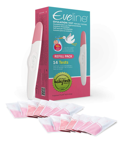 Eveline Digital Ovulation Test  14 Tiras De Prueba De Ferti