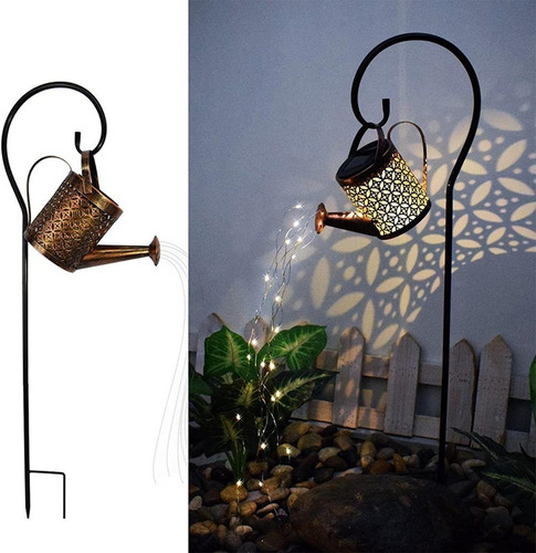 Lámpara Jardín Energia Solar Regadera Con Luces Led Jardin