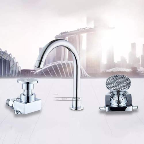Xyl Grifo De Agua Con Pedal, Válvula De Lavabo, Grifo